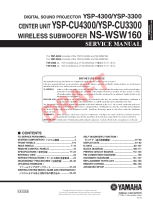 Yamaha YSP-3300 - Service Manual 